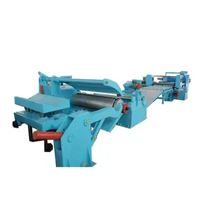 High efficiency steel coil slitting and cut to length line machine