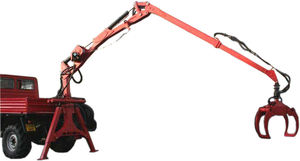 वन उपकरण ट्रैक्टर उपयोग हाइड्रोलिक प्रवेश ट्रेलर लकड़ी ट्रेलर लकड़ी - Product Image 4