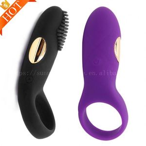 Scatola personalizzata gratuita-USB ricaricabile durata durata pene flessibile manicotto del pene anello maschio - Product Image 2