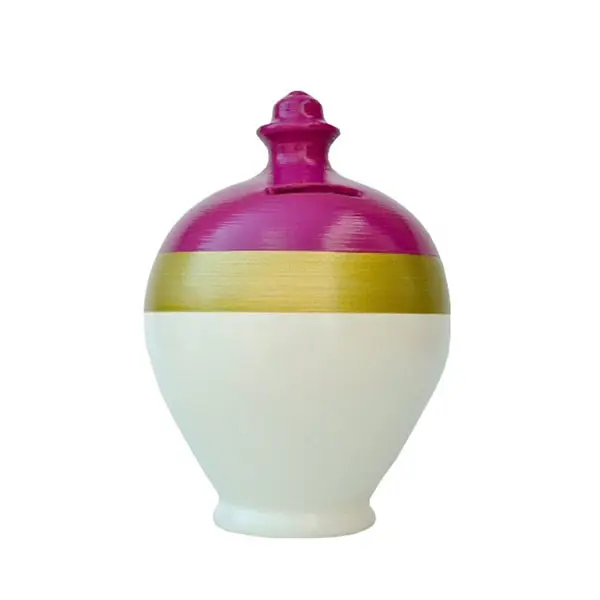 Attractive Colorful Terramundi Terracotta Money Pot