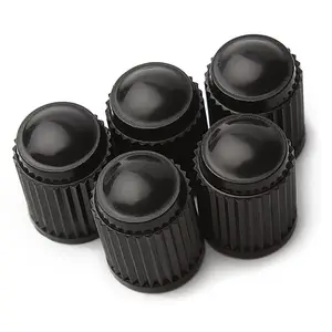 Tappi valvole in plastica nera per pneumatici accessori auto tappi parapolvere ruota strumenti