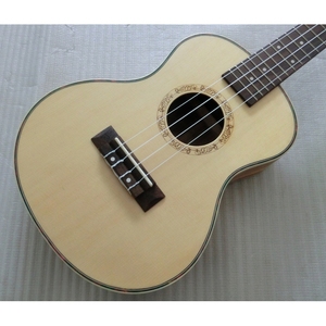 Instruments de musique personnalisés OEM 24 pouces, dos et côtés en bois massif en épicéa de zèbre et ukulele - Product Image 5