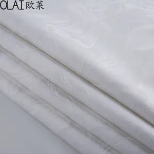100% tecido de linho de algodão cetim orgânico para conjunto de cama de hotel