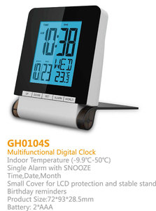 <span class=keywords><strong>Station</strong></span> météo intelligente sans fil multifonctionnelle à DEL avec logo personnalisé Horloge de bureau et de table numérique facile à lire - Product Image 5