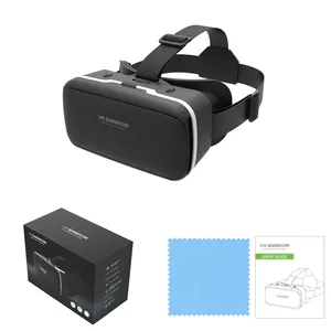 Video Google headset vr kualitas tinggi kaca vr untuk gaming SHINECON kacamata VR