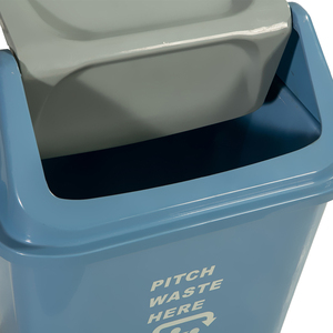 Cina la produzione di <span class=keywords><strong>plastica</strong></span> <span class=keywords><strong>10</strong></span> litro coperta moderna pattumiera piccolo cestino bidone della spazzatura con swing coperchio per uso domestico - Product Image 6