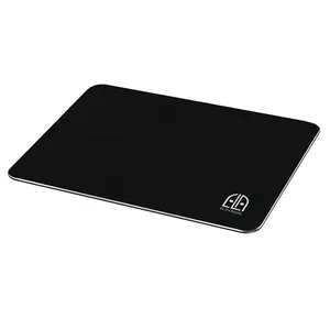 Custom Made CNC Milling Aluminum Mouse Pad with Shinny Chamfer