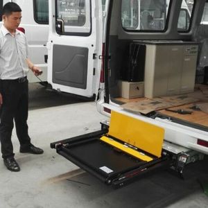 Plateforme élévatrice hydraulique électrique pour fauteuil roulant, pour fourgonnette, <span class=keywords><strong>voiture</strong></span>, table de levage verticale pour fauteuil roulant, pour personnes handicapées, personnes âgées, handicapés - Product Image 6