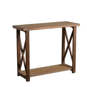 梅科家居中国独特古董小走廊仿旧天然木材饰面控制台桌