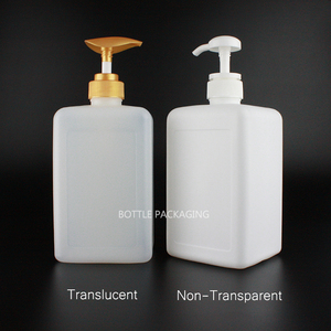 1000Ml <span class=keywords><strong>1</strong></span> Lít Chăm Sóc Cá Nhân Xà Phòng Lỏng Rửa Tay Bao Bì Lotion Bơm Dispenser Container HDPE Rỗng Chai Nhựa Vuông - Product Image 3