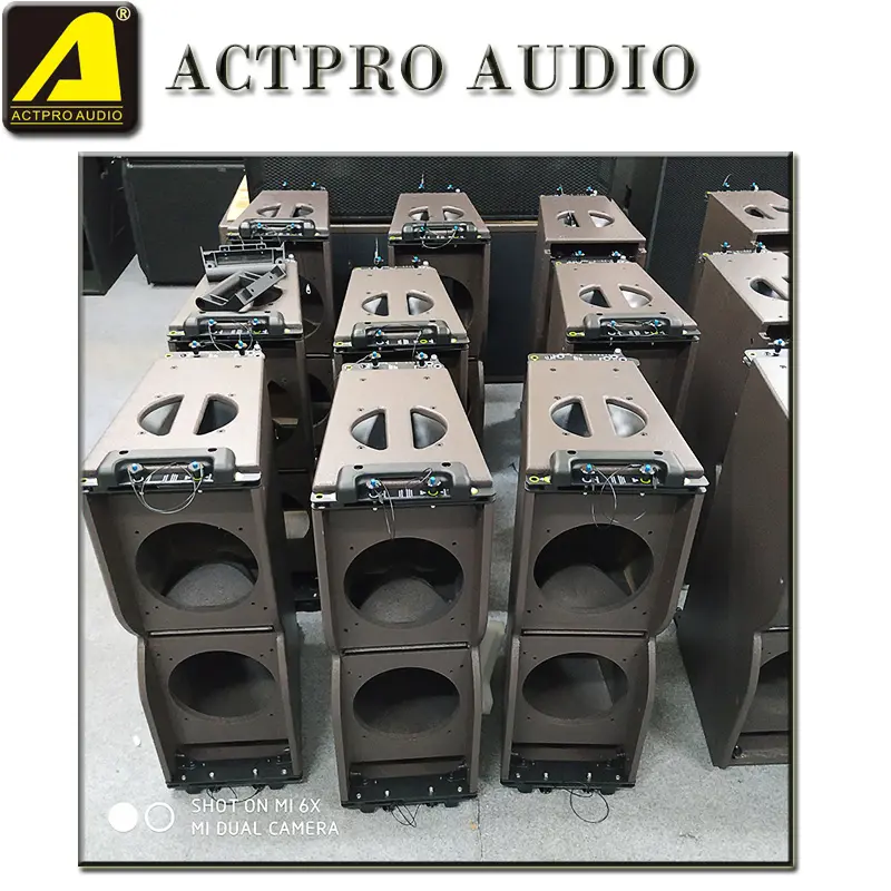 ACTPRO กล่องลำโพงเสียงสำหรับ8นิ้วสายอาร์เรย์ลำโพง KR208กล่องเสียง