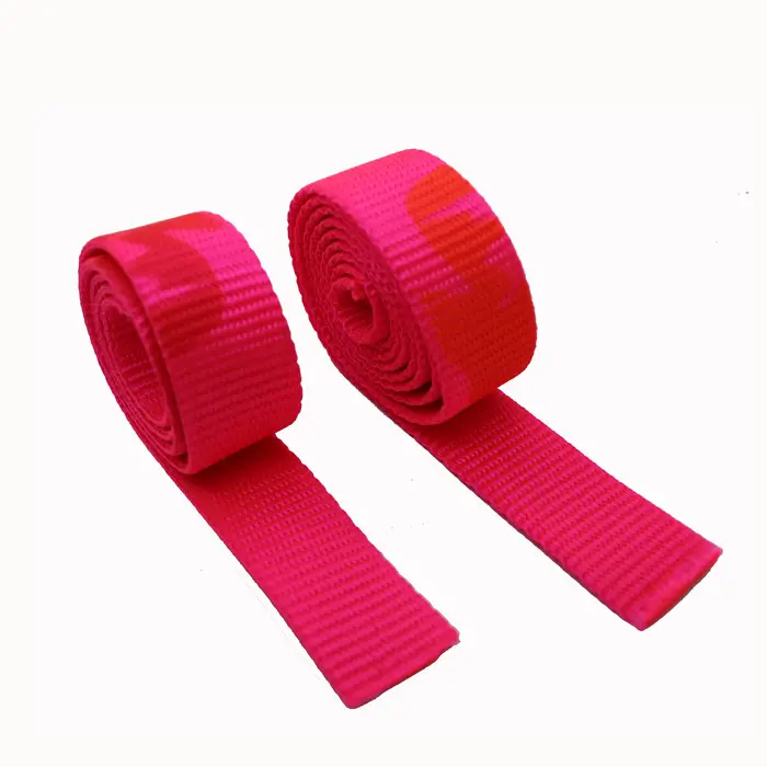 Custom ทอไนลอนโพลีเอสเตอร์ที่นั่งเข็มขัด Webbing