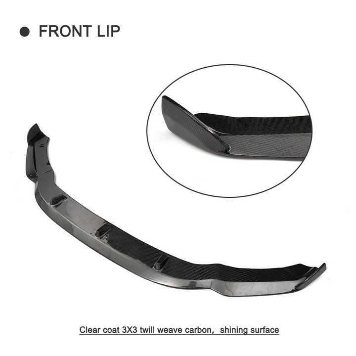CFRP F86 X6M Splitter Depan Bibir untuk BMW F85 X5M 14-18