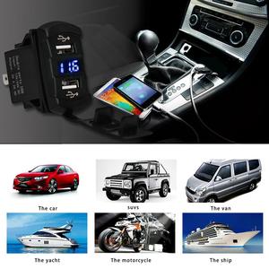 Szaichsky — chargeur de voiture 5V 4,2 a à Double USB, accessoire de téléphone portable, adaptateur d'alimentation pour automobile, Double prise LED - Product Image 6