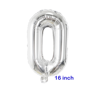 Number Balloon for Party <strong>Decoration</strong> Wholesale Price 16inch <strong>Gold</strong> Silver <strong>Black</strong> Red Foil Inflatable Helium Ballon - Product Image 5