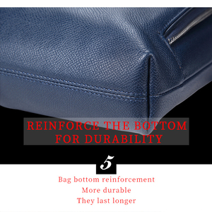 Genuine unique personalized men's leather shoulder bag - Product Image 4