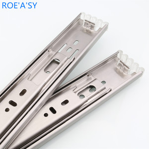 Roeasy 45mm 3 lần mở rộng đầy đủ mềm đóng bóng mang Ngăn kéo trượt Kính thiên văn kênh Tủ Ngăn Kéo trượt đường sắt - Product Image 5