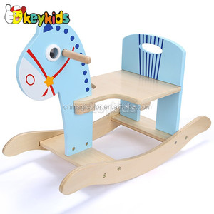 Gros style de bande dessinée en bois <span class=keywords><strong>girafe</strong></span> forme premier cheval à <span class=keywords><strong>bascule</strong></span> pour les tout-petits W16D025 - Product Image 4