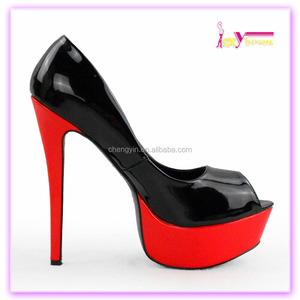 Rojo <span class=keywords><strong>de</strong></span> los <span class=keywords><strong>altos</strong></span> talones mujeres imágenes <span class=keywords><strong>de</strong></span> zapatos <span class=keywords><strong>de</strong></span> tacón alto damas zapatos <span class=keywords><strong>de</strong></span> vestir maquillaje en alibaba china - Product Image 2