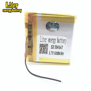 3,7 V 304347 600 mah Li-ion battery Battery lithium polymer battery rechargeable battery - Product Image 4