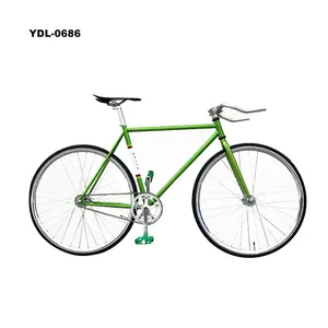 Le nouveau vélo à pignon fixe en acier Cr Mo 4130 Bull Horn, vélo de <span class=keywords><strong>route</strong></span> DIY - Product Image 1