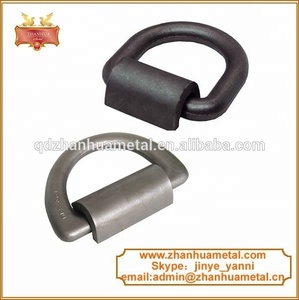 En acier Forgé <span class=keywords><strong>D</strong></span> <span class=keywords><strong>Anneau</strong></span> avec Wrap Soudé sur le Support pour le Maillon De Chaîne - Product Image 2