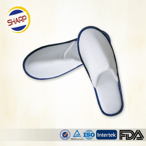 Zapatilla de hotel de suela gruesa de tela de rizo barata de suministro de fábrica de <span class=keywords><strong>Venta</strong></span> caliente - Product Image 5
