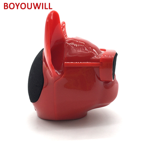 Venta al por mayor <span class=keywords><strong>Mini</strong></span> Bulldog ABS perro al aire libre inalámbrica diente azul altavoces con buen servicio - Product Image 3