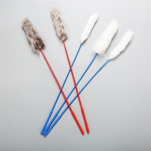 Commercio all'ingrosso prodotti per animali domestici coniglio pelliccia gatto Teaser Stick giocattolo - Product Image 2