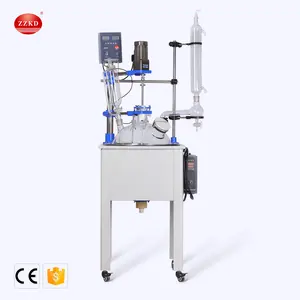 KEDA 50L Lab Single Layer Glass Reactor