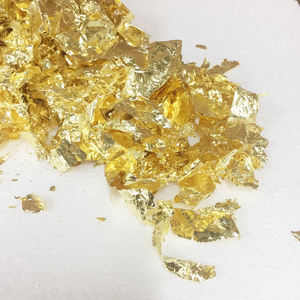 Alta qualità 1 Kg colore 2.5 grande frammento foglia oro lamina di rame fiocchi decorazione di arte artigianato materiale - Product Image 6