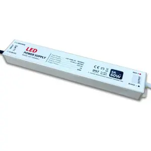 Alimentation électrique led étanche, 60W 12V 24v, série JLV, vente en gros