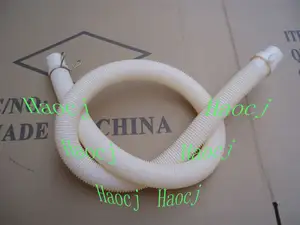 wasmachine afvoer van afval plastic pijp slang flexibele slang ribbelslang
