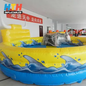 Tobogán Inflable Crazy Bull Ride Marca <span class=keywords><strong>HTH</strong></span>, 5m de Diámetro, Capacidad de 600kg, 1 Persona, Material PVC, Garantía de 3 Años, Soplador de 750W - Product Image 1