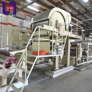 China Jumbo Roll Manufacturing Full Automatic Hemp Pulp Toilet Paper Making Machine Tissue Making Equipment Mill Plant