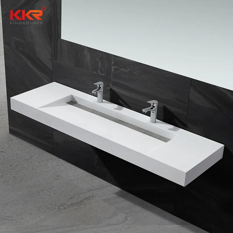 KKR洗面台新しいイタリアンデザイン衛生陶器バスルーム家具ダブル洗面台シンク