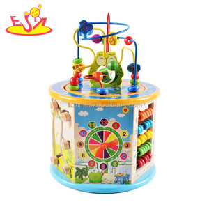 Sáu Mặt Giáo Dục <span class=keywords><strong>Cube</strong></span> Box Trò Chơi Hoạt Động Mẫu Giáo Chơi Đồ Chơi Khối Gỗ Cho Bé W11B153 - Product Image 2