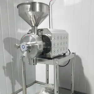热卖咖啡研磨机不锈钢高效研磨机60千克/小时