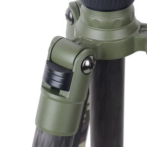 Cavalletto Professinal treppiede per la caccia in fibra di carbonio in alto per la ripresa di riposo caccia per videocamera pesante treppiede XILETU T284C FB1 - Product Image 3