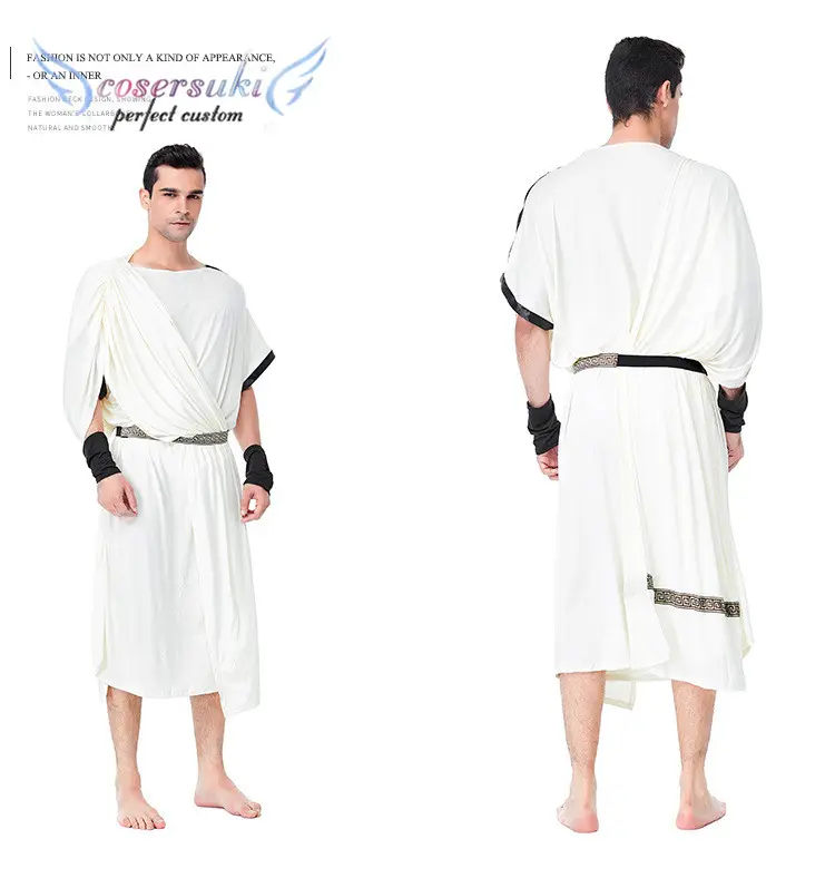 नई ग्रीक पुरुष भगवान cosplay कॉस्टयूम अरब मध्यकालीन प्राचीन रोमन युगल <span class=keywords><strong>महिला</strong></span>ओं स्टेज फैंसी ड्रेस