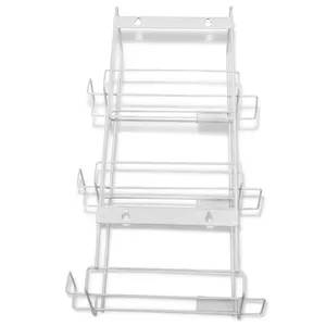 Caja dispensadora de pañuelos montada en la Pared Soporte de caja de guantes de alambre <span class=keywords><strong>Triple</strong></span> - Product Image 2