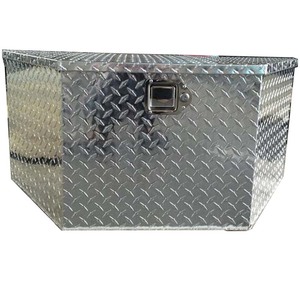 Custom-Welded <strong>Metal</strong> Aluminum Tool Trailer Tongue Box Durable Aluminum Truck <strong>Toolbox</strong> - Product Image 1