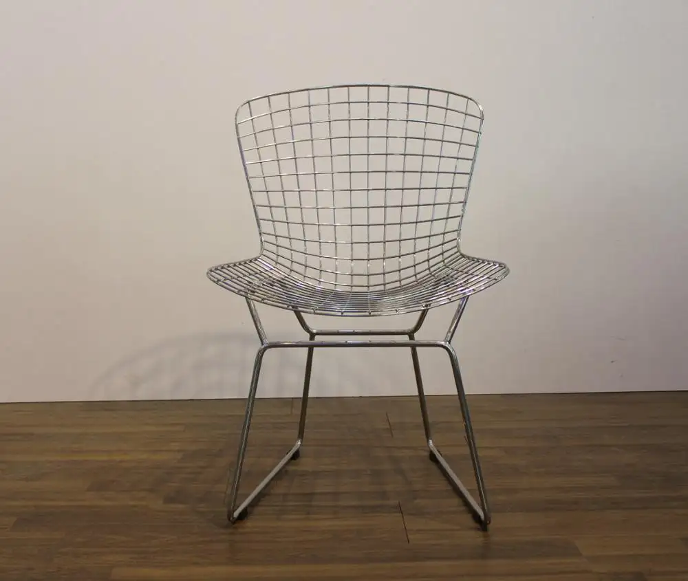 Çin fabrika fiyat İtalya tasarımcı Harry Bertoia yemek sandalyesi tel Bertoia sandalye