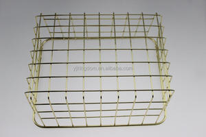 Panier de rangement en maille fil d'or, panier de rangement populaire, en métal, oem et vente en gros, 549 à 97, nouvelle collection - Product Image 4