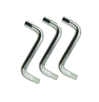 Clé Allen hexagonale en acier trempé de type Z, fabriquée en Chine, 3 mm, 4 mm, 5 mm, 6 mm