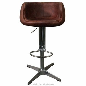 Vendimia <span class=keywords><strong>Toledo</strong></span> contrachapado respaldo silla taburete/retro metal ajustable taburete/antiguo industrial taburete - Product Image 1