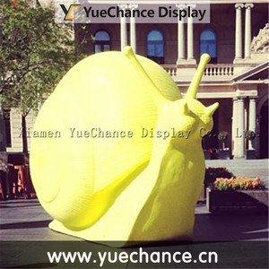 Tùy Chỉnh Khổng Lồ Sợi Thủy Tinh Ốc Tượng Cho Trung Tâm Mua Sắm Trang Trí - Product Image 3