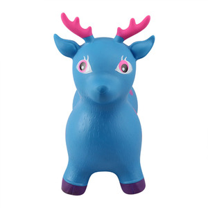 Joli <span class=keywords><strong>jouet</strong></span> de cerf gonflable en PVC écologique mignon pour les filles pour le jeu en plein air et les aventures de saut - Product Image 2