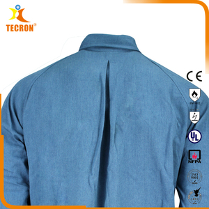 OEM EN11612 D2E3 FR High Heat Molten Metal Splash Protective <strong>Shirt</strong> <strong>Welding</strong> <strong>Shirt</strong> - Product Image 4