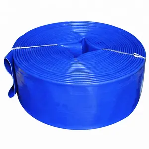 OEM & ODM Áp Lực Tiêu Chuẩn Xả Linh Hoạt Nước Layflat Hose 2bar-8 Bar 6 Inch Pvc Thủy Lợi Nằm Phẳng Hose